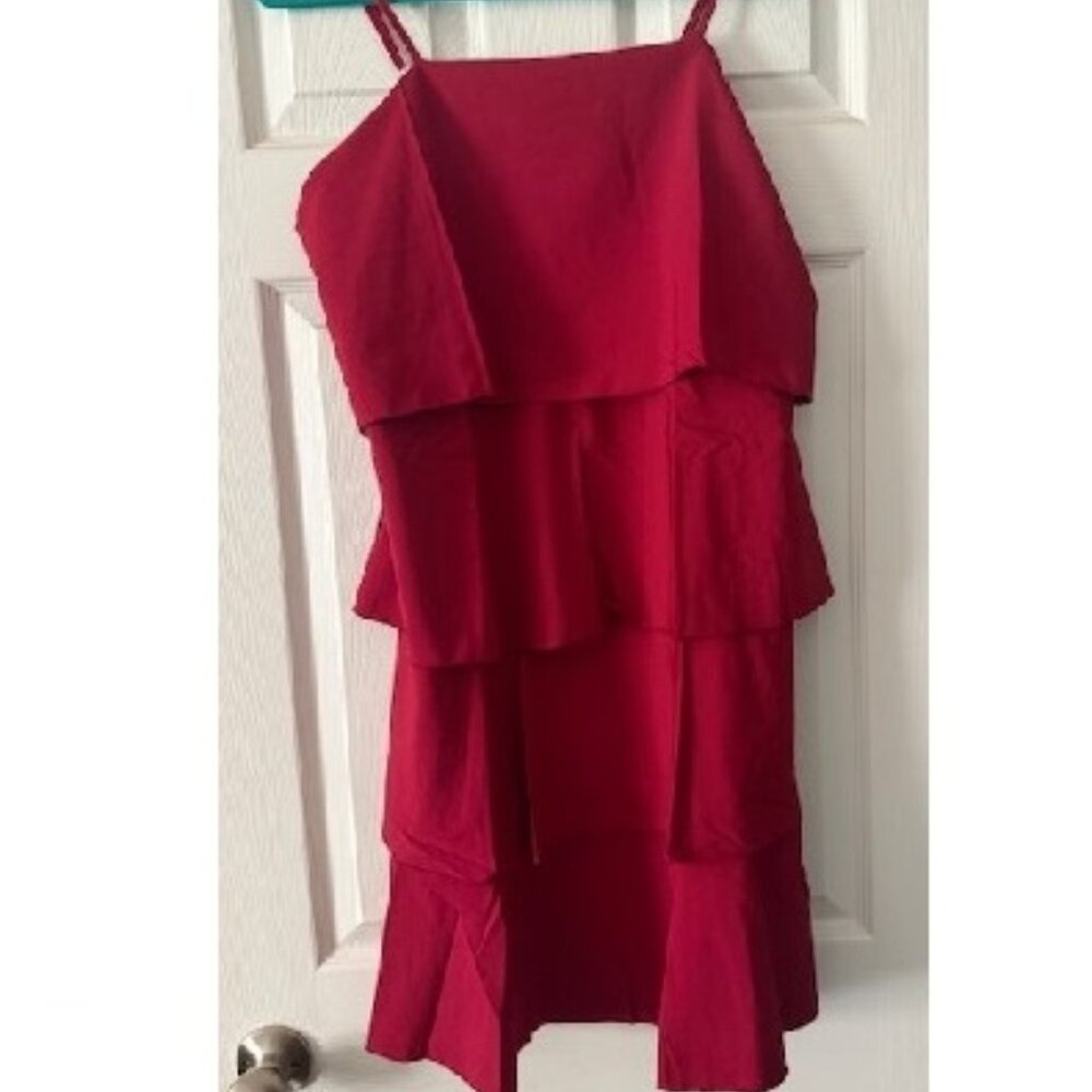 Summer Dress - Wine Colored Layered